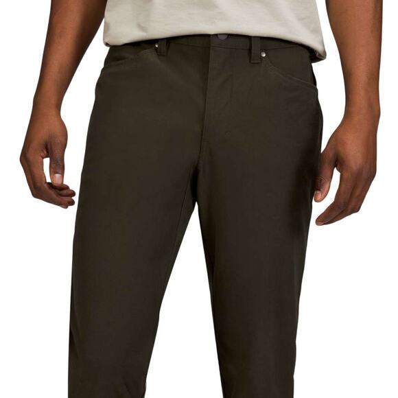 Lululemon ABC Slim-Fit Pant Utilitech Dark Olive Men's Size 32 x 31 EUC - Picture 3 of 12